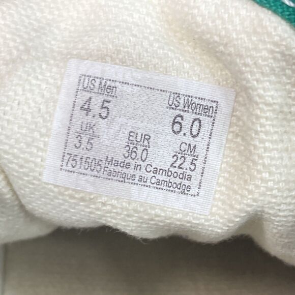 Vans OTW Classic Men's Sz 4.5/Women's Sz 6 Teal Green Canvas/Suede Low 751505 - Picture 11 of 11